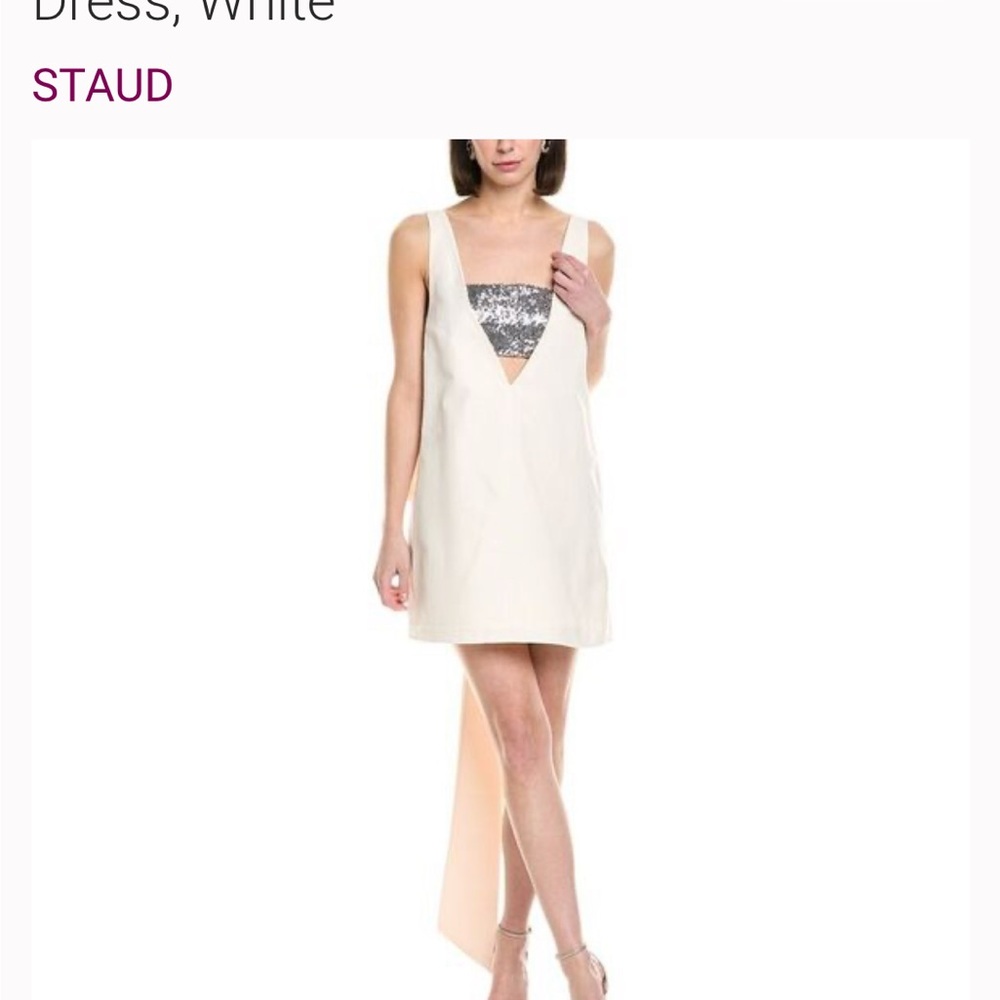 STAUD White Irie Dress